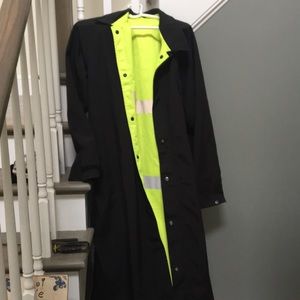 reversible mens rain jacket